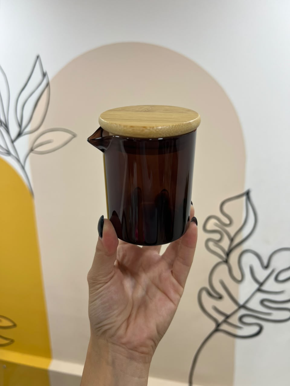 Amber Candle Massage Container