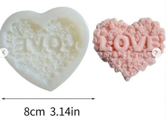 Love engraved mold