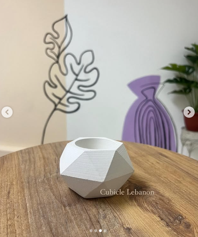 dodecahedron-geometric-pot Standard - Cubicle LB