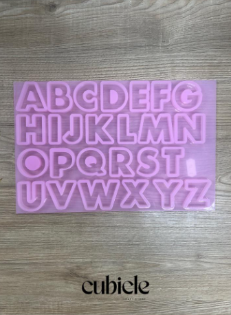 Epoxy Alphabet Molds