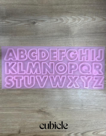 Epoxy Alphabet Molds