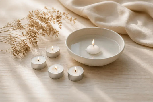 How to Make Tealight and Floating Candles at Home - cubicle lb