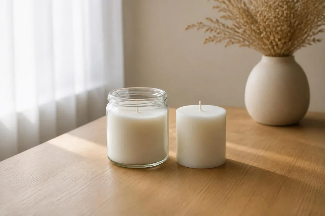Container Candles vs. Pillar Candles: Techniques & Materials - cubicle lb