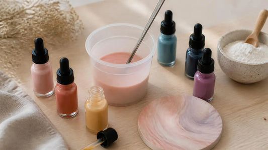Jesmonite Coloring 101 - cubicle lb