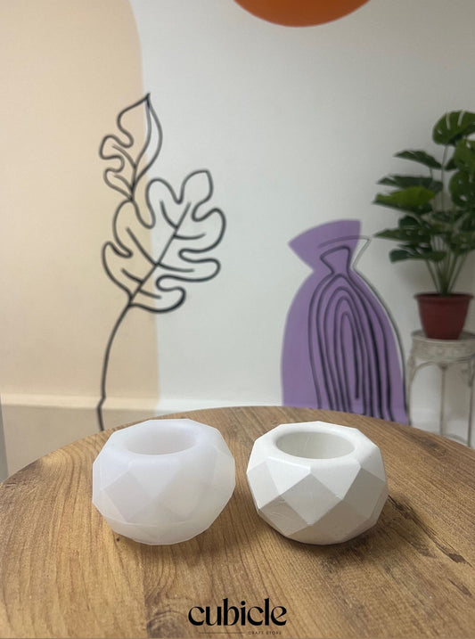 Geometric Circular Pot Mold