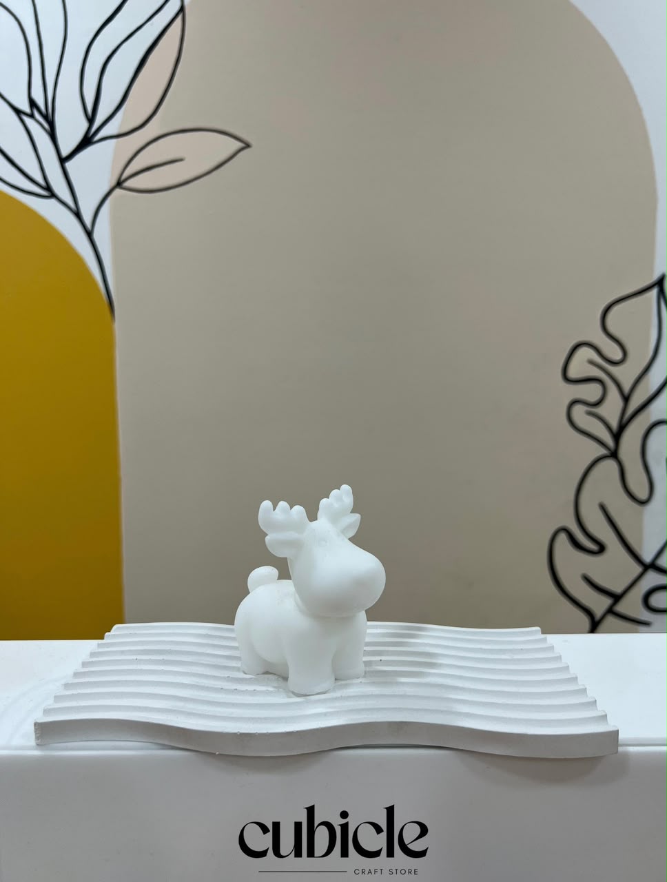 3D Reindeer Mold cubicle lb