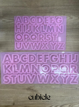 Epoxy Alphabet Molds