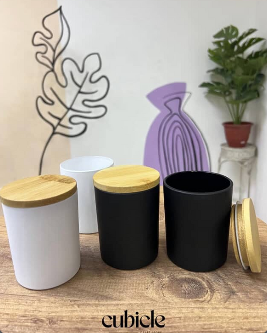 Black Bamboo Jar