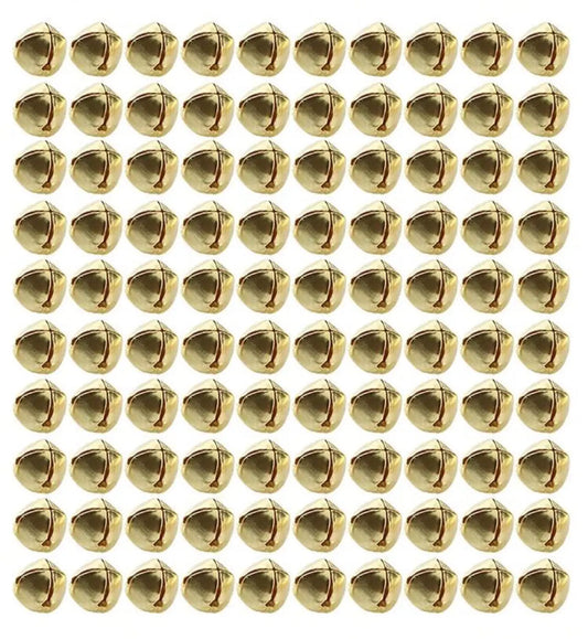 Christmas Bells Accessory, rows of round gold-colored jingle bells