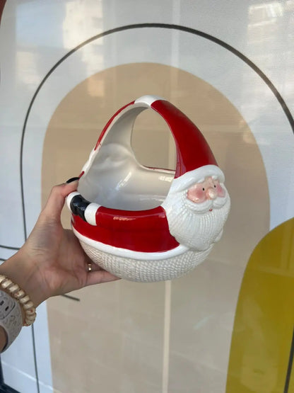 Santa Ceramic Basket cubicle lb 1