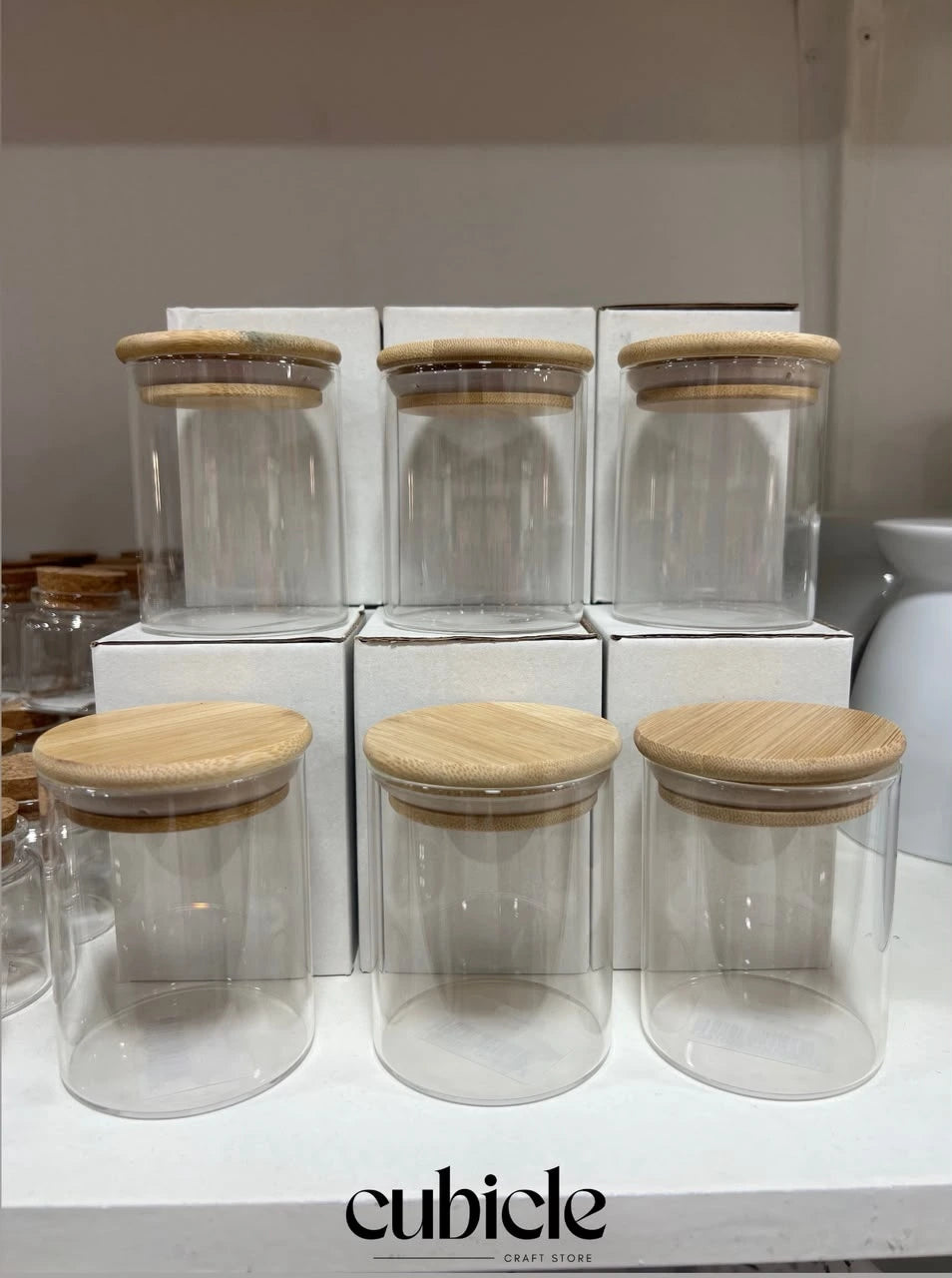 Container25 Glass Jar - cubicle lb