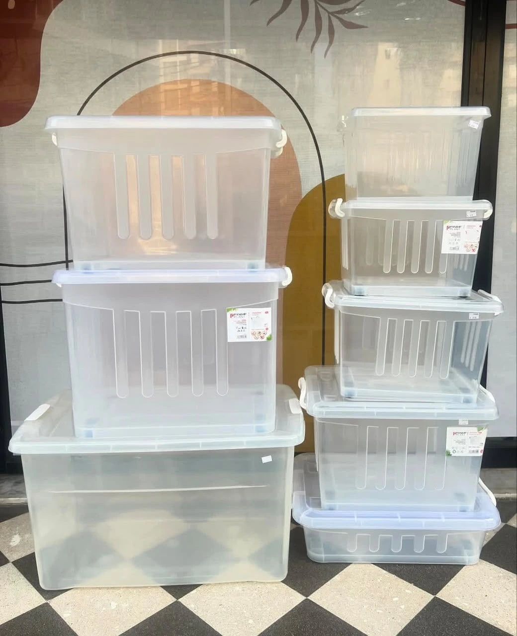 Clear Storage Box – Multiple Sizes cubicle lb