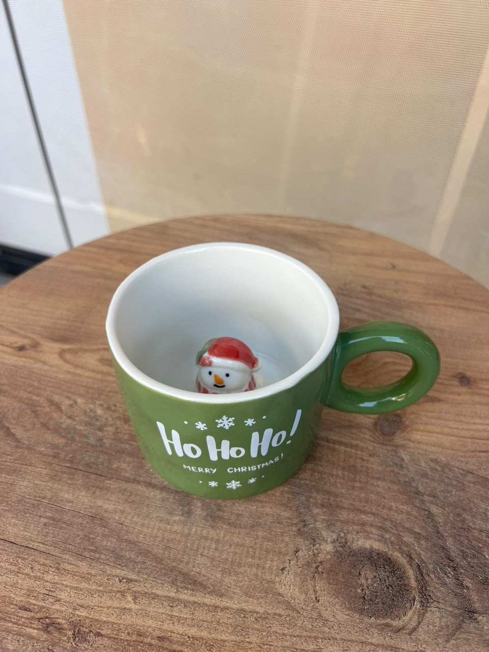 Ho Ho Ho Green Christmas Mug - Cubicle Home LB